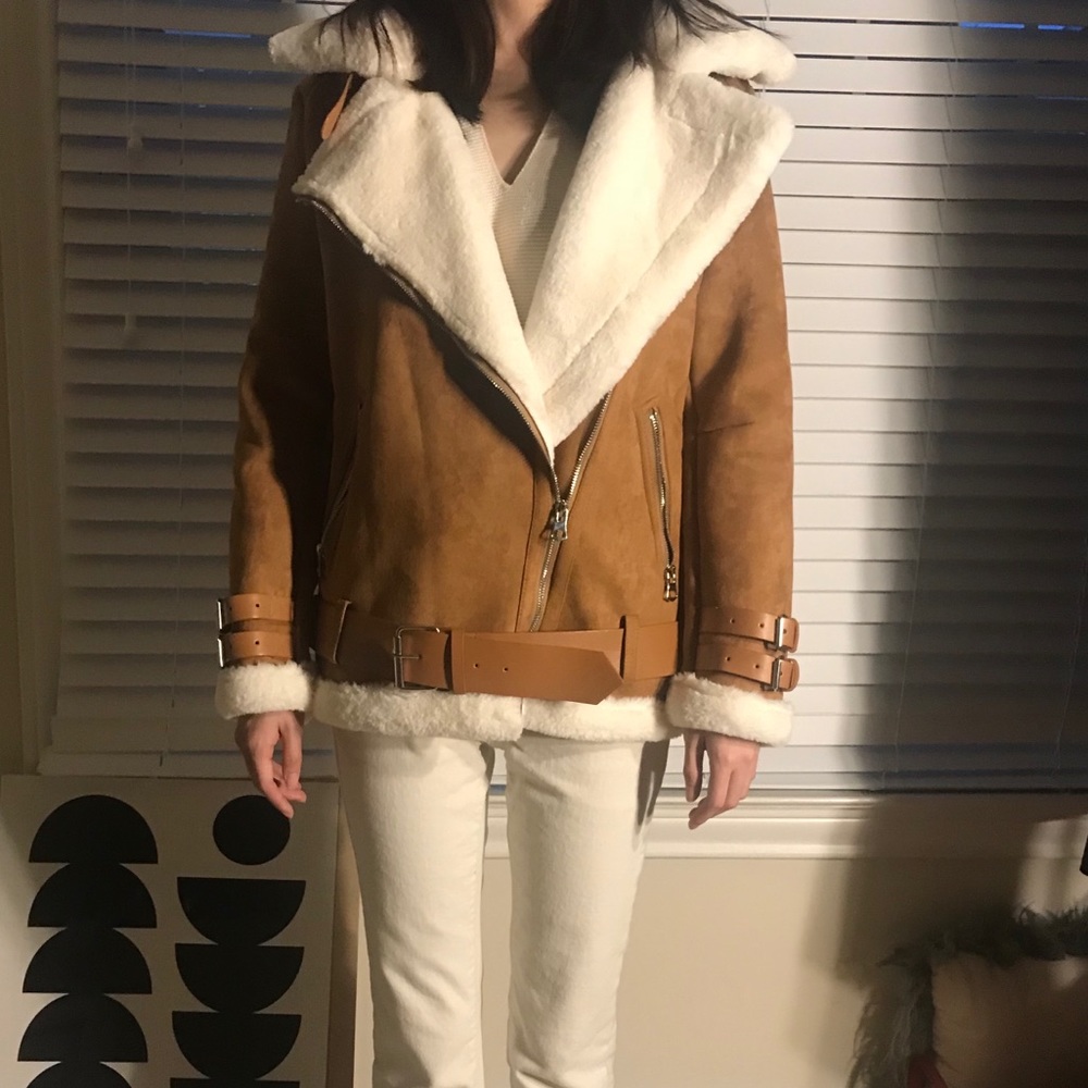 Cozy Caramel Suede Jacket